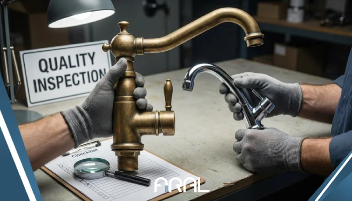 تشخیص کیفیت شیر ظرفشویی از طریق وزن و ضخامت بدنه آلیاژ برنج